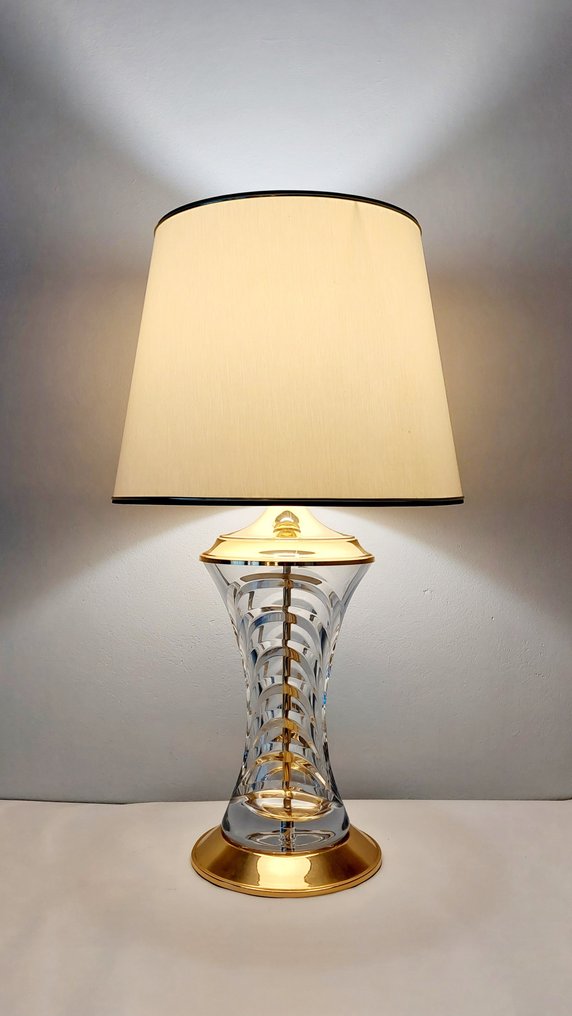 Nachtmann - Table lamp - Crystal, Brass - Crystal table lamp #1.0