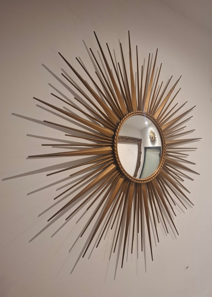 Chaty Vallauris - Καθρέφτης τοίχου  - Χάλυβας - Μεγάλος καθρέφτης ήλιου XXL 100cm #2.1