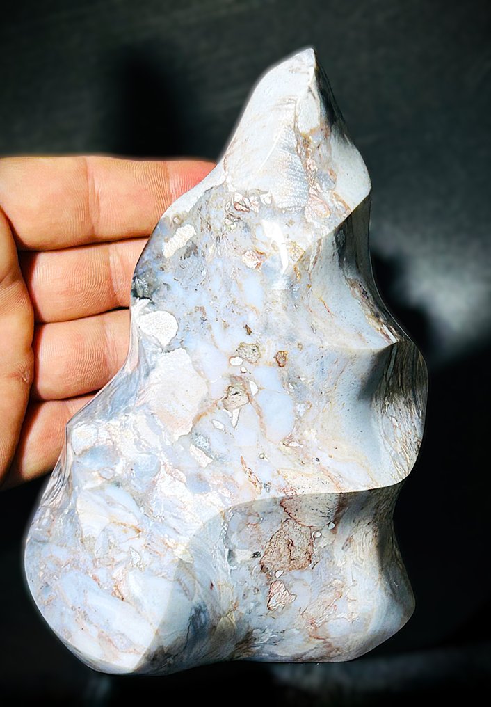 ***ΧΩΡΙΣ ΕΓΓΥΗΣΗ*** Κρυστάλλινοι φλόγες Ocean Jasper Χαλαρωτικό τρίο πολλαπλών χρωμάτων για ενέργεια και διακόσμηση - Ύψος: 0 mm - Πλάτος: 0 mm- 1926 g - (1) #4.3