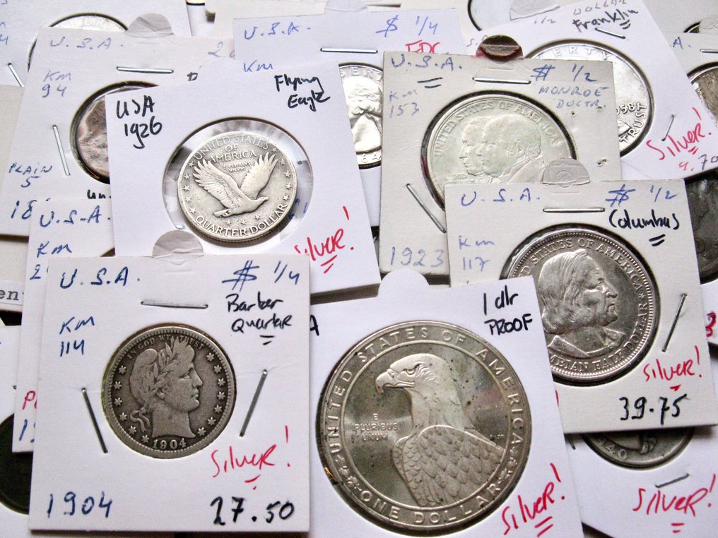 美国. 200+ Coins Incl. 25+ SILVER. 1851-2019 Amazing collection. no double coins in the lot (没有保留价) #1.0