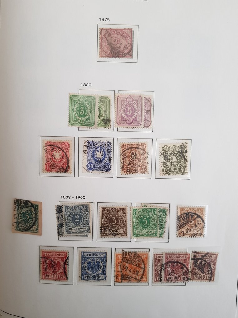 德意志帝國 1872/1945 - 收藏在相册中。 #2.1