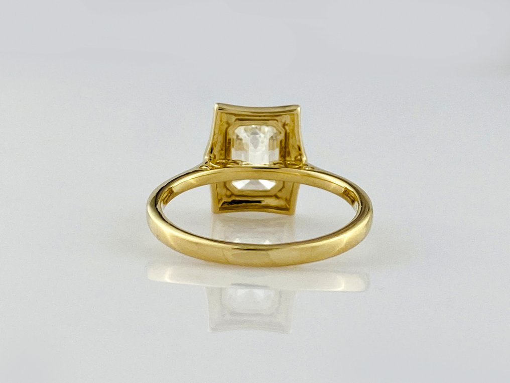 Anello - 14 carati Oro giallo -  2.02ct. tw. Diamante (Coltivato in laboratorio) #3.2