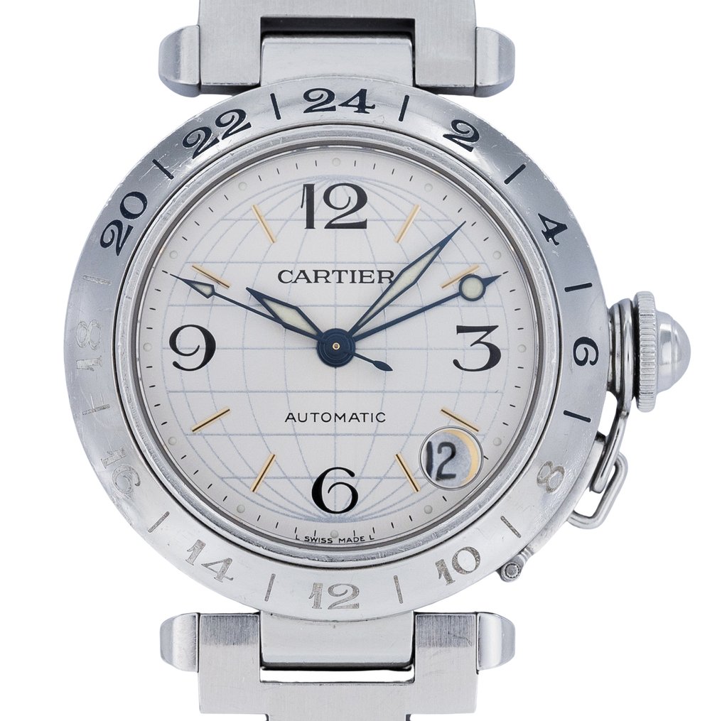 Cartier - Pasha C Meridian GMT - No Reserve Price - 2377 - Unisex - 2000-2010  #4.3