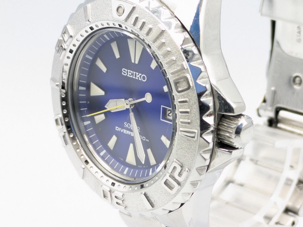Seiko - Solar Diver - Zonder Minimumprijs - V145-0CC0 - Heren - 2010-2020 #1.0