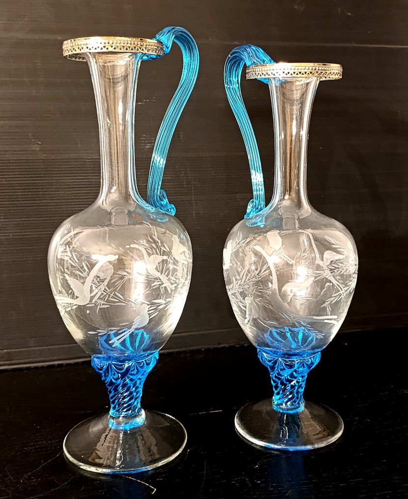 stile Liberty, 35 cm, Cassetti Firenze - Caraffa (2) - .800 argento #4.3