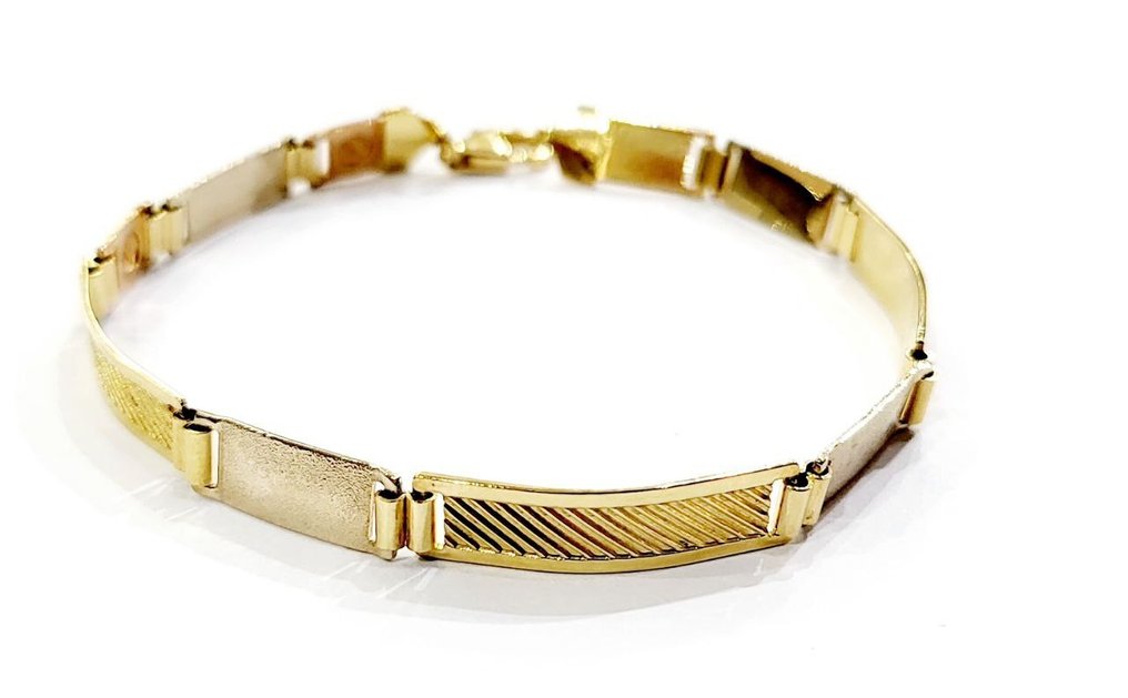 手镯 - 18K包金 白金, 黄金, 玫瑰金 - 意大利制造 #1.0