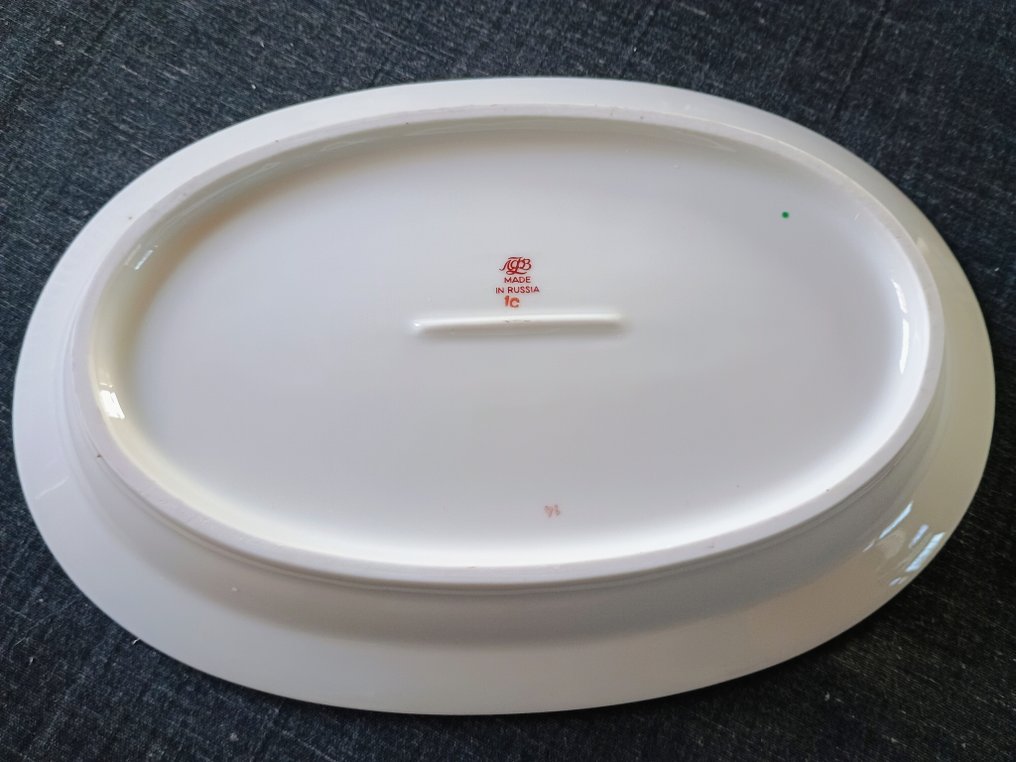 Lomonosov Imperial Porcelain Factory - 成套餐具 (2) - Cobalt Net - 24K金 - 蓝色钴和黄金 #4.3