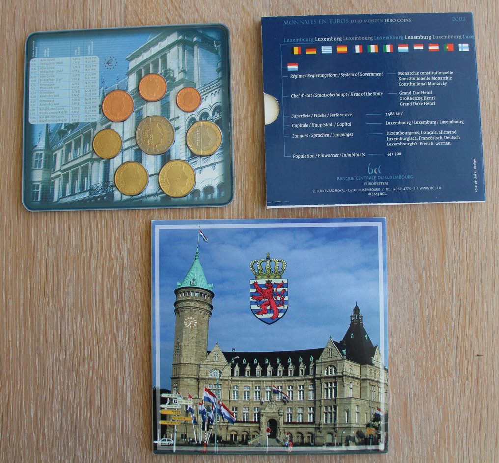 卢森堡. Year Set (BU) 2002/2004 (3 sets)  (没有保留价) #1.0