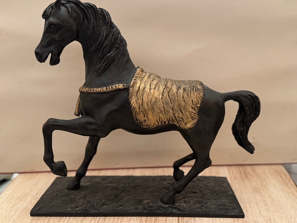 gonzaga - Αγαλματίδιο - Lo stallone con gualdrappa - Μπρούντζος #1.0