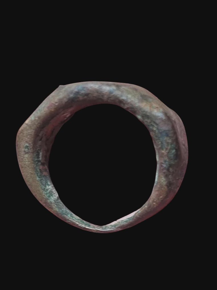 Medieval, Crusaders Era Extremely rare Gold Gilded Empire Cross Seal Ring #4.3