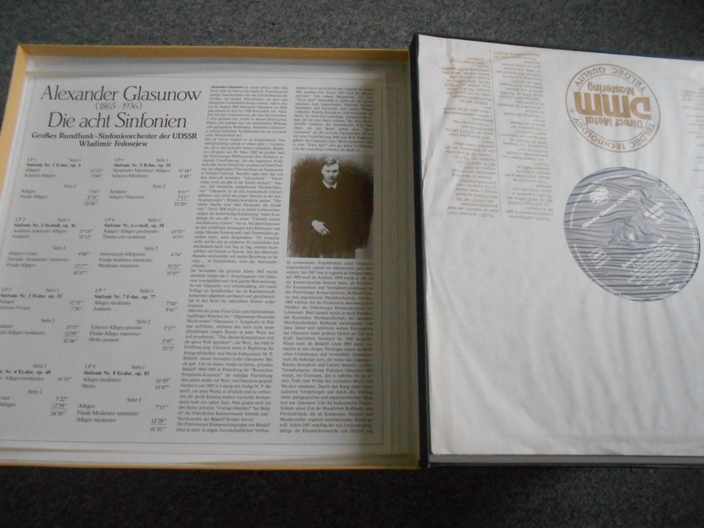 Various Russian composers - 多位藝術家 - Curated Collection with 4 box sets feat. Strawinsky, Borodin, Glasunow etc. 17 x records in total - 多個標題 - LP 專輯(多個) - 各種模壓雷射唱片 - 1978 #3.2