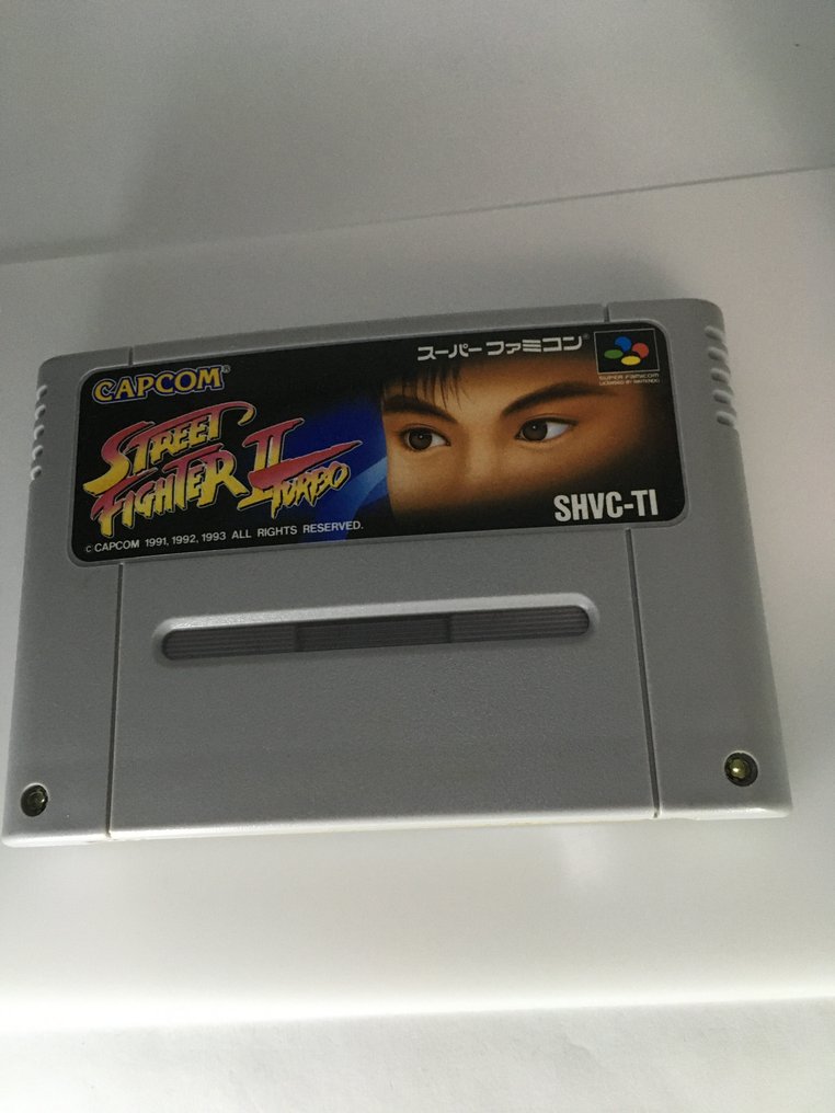CAPCOM, Nintendo - Super Famicom (Japanese SNES) - Street Fighter II Turbo & Super Street Fighter II Japanese Software - Videojuego #1.0