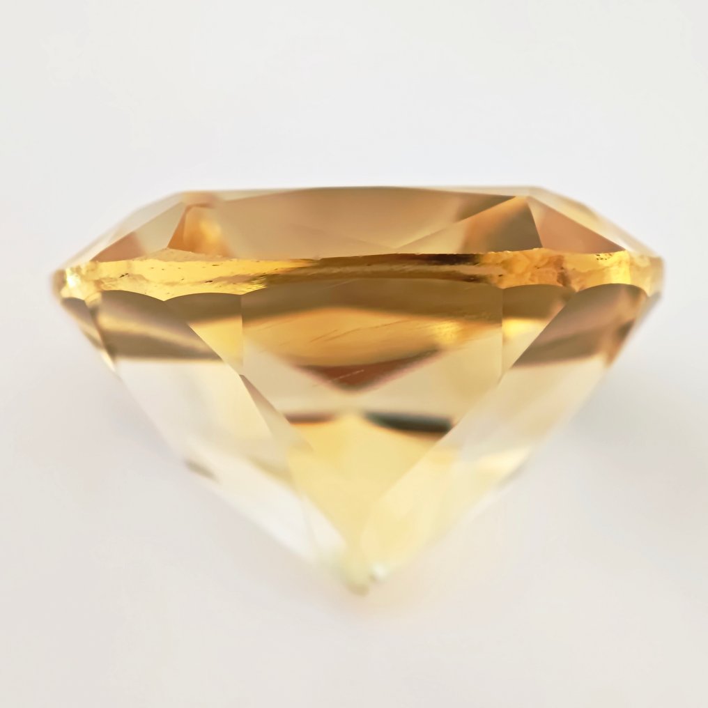 Senza Prezzo di Riserva Quarzo citrino - 45.30 ct - Antwerp Laboratory for Gemstone Testing (ALGT) - Taglio di fiore giallo chiaro #2.1