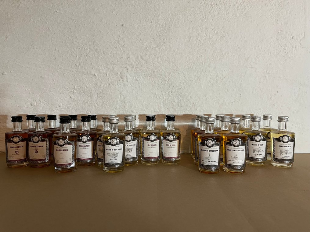 Bunnahabhain 2006 + Images of Islay + Images of Bardstown + Isle of Jura 2006 + Craigellachie 1995 + Images of Dufftown 1997 - Miniature - Malts of Scotland  - 5cl - 28 bottles #3.2