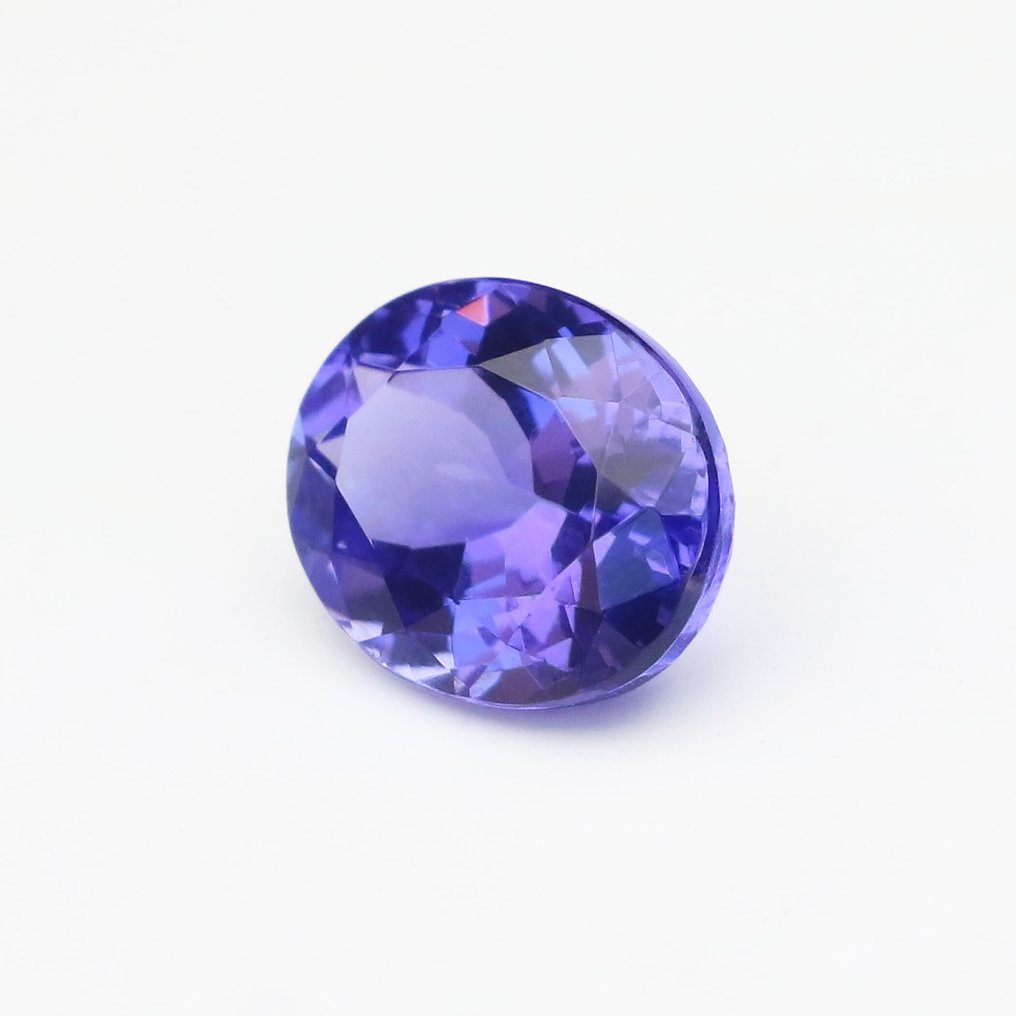 1 pcs 蓝色, 紫罗兰色 坦桑石 - 2.83 ct - 国际宝石研究院(IGI) #1.0