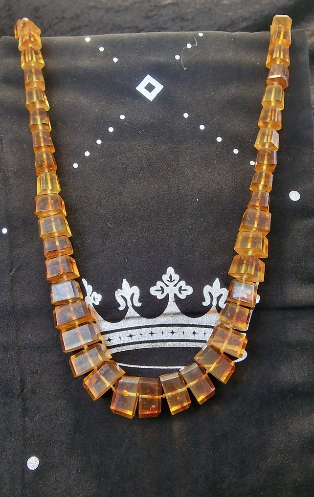Chihlimbar - Chihlimbar - HONIG-Block-Collier - 37 cm - 0 cm (Fără preț de rezervă) #3.2