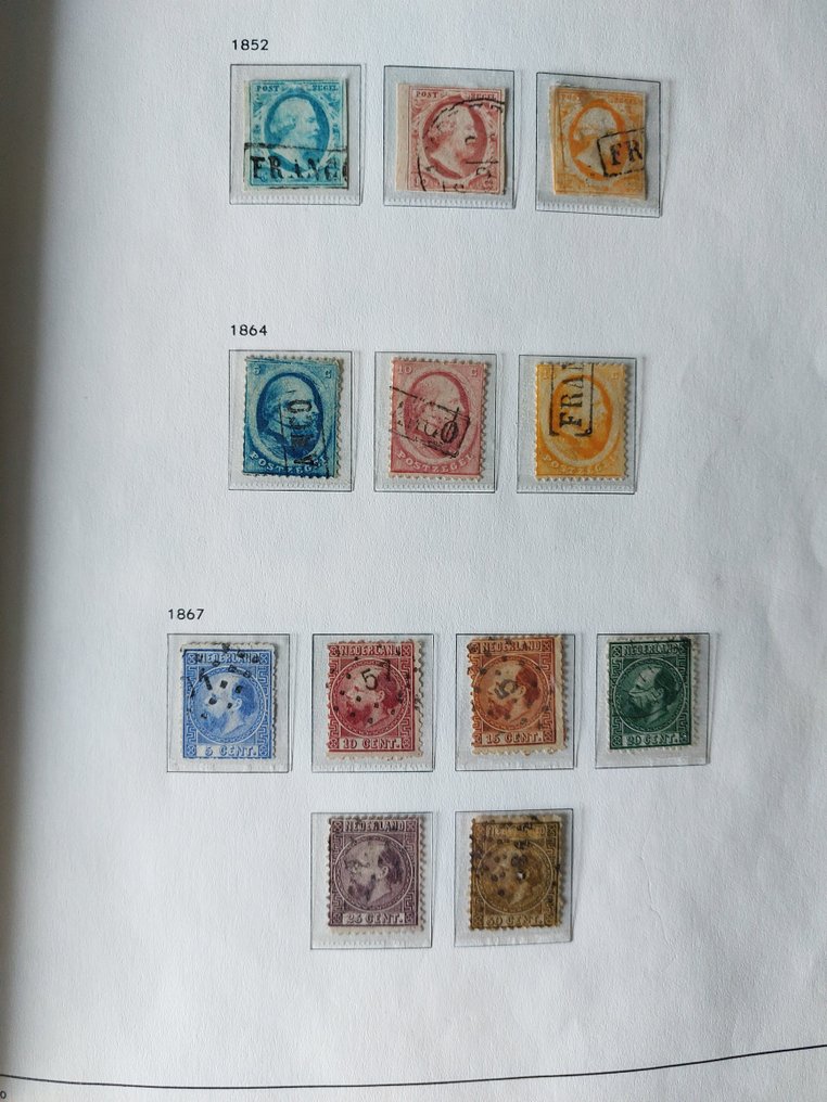 Olanda 1852/1949 - Colecție aproape completă, cu excepția numerelor 49+130+131. - NVPH 2024 #2.1
