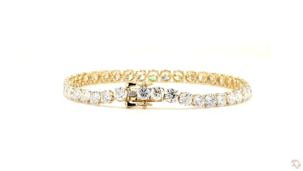 Karkötő - 18 kt. Sárga arany - 17.04ct. tw. Gyémánt (Laboratóriumban előállított) #2.1