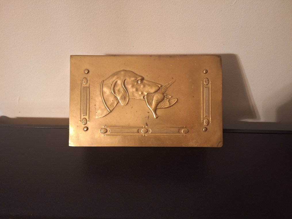 Atelier STAF - Casket - pressed brass - Boudoir box Art Nouveau #1.0
