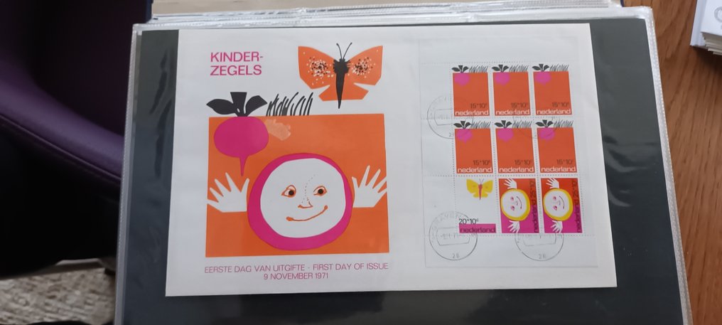 Carimbo dos correios - coleção de FDCs - Holanda #1.0