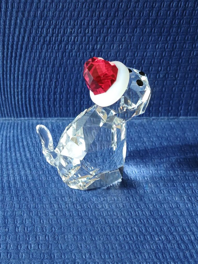 Swarovski - Peter Heidegger - Statuetta - Katze mit Santa´s Mütze 5060448 ohne Box - Cristallo #2.1