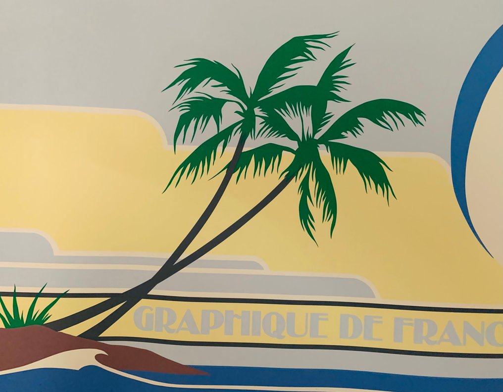 Charles Lepas - “Ocean Escape”. Originele poster van Charles Lepas. #3.2