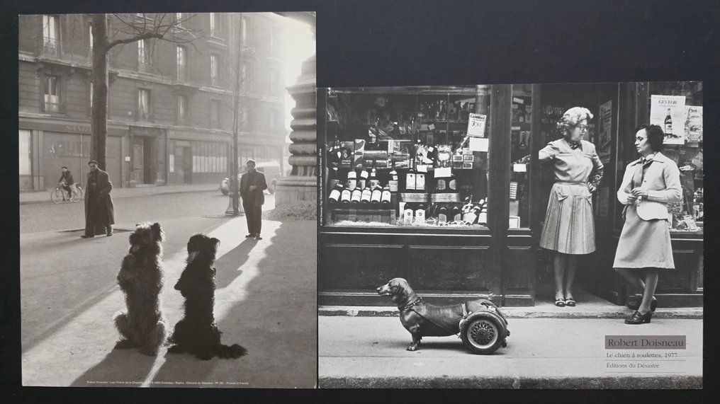 Robert Doisneau (1912–1994) - 2 tirages : "Le chien à roulettes" et "Les chiens de la Chapelle" #2.1