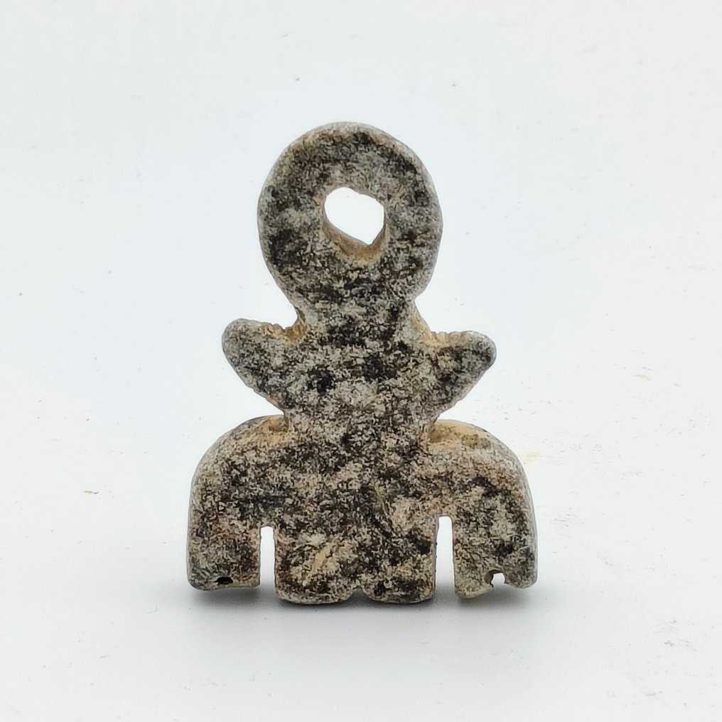 古代西亚 片岩 片岩神珠护身符 - 65 mm #1.0