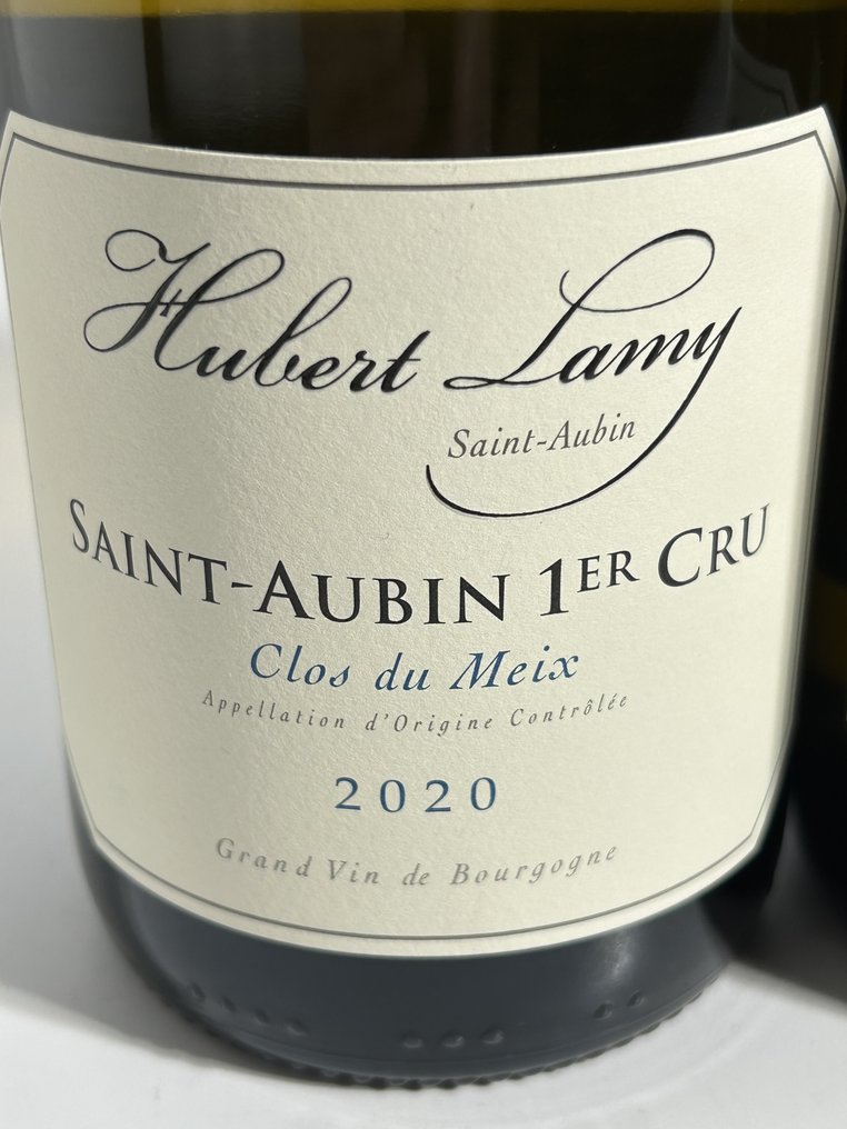 2020 Hubert Lamy - 1ºCru "Clos des Meix" & 2020 "La Princée” - Saint-Aubin - 2 Bottles (0.75L) #1.0