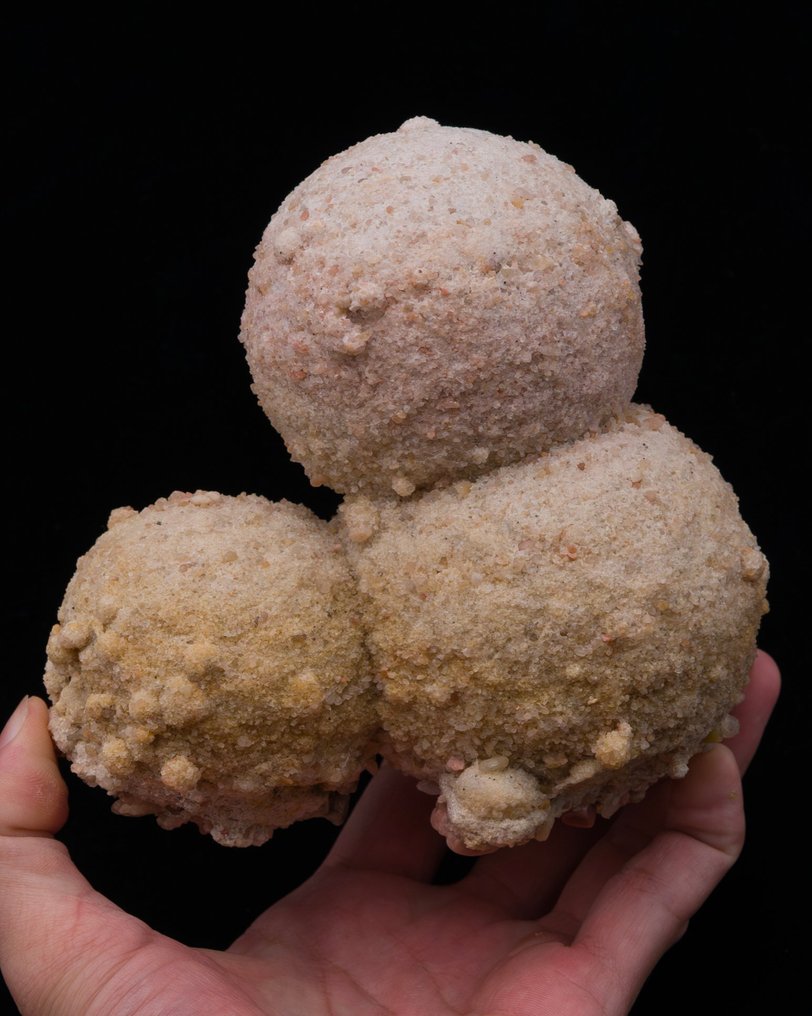 方解石 变体.沙子 方解石 来自西班牙！ - 高度: 13.3 cm - 闊度: 9.8 cm- 1585 g - (1) #1.0