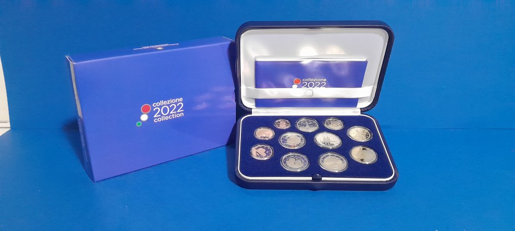 意大利. Proof Set 2022  (没有保留价) #1.0