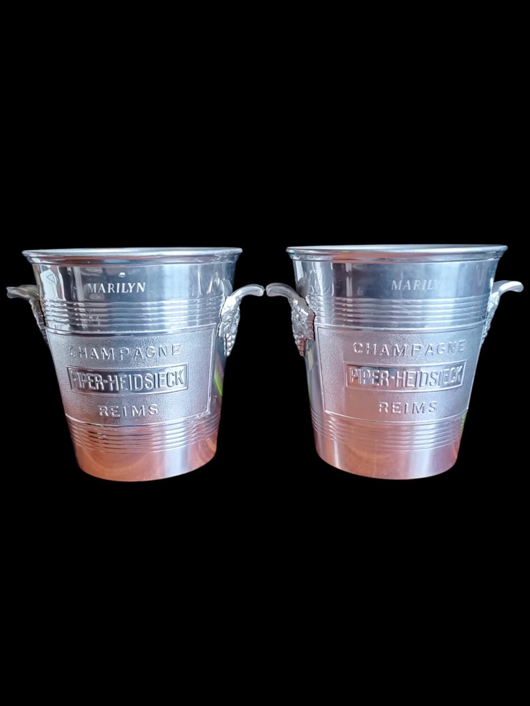 香檳冷卻器 (2) - 鋁, 鉻 - 香槟酒篮 #1.0