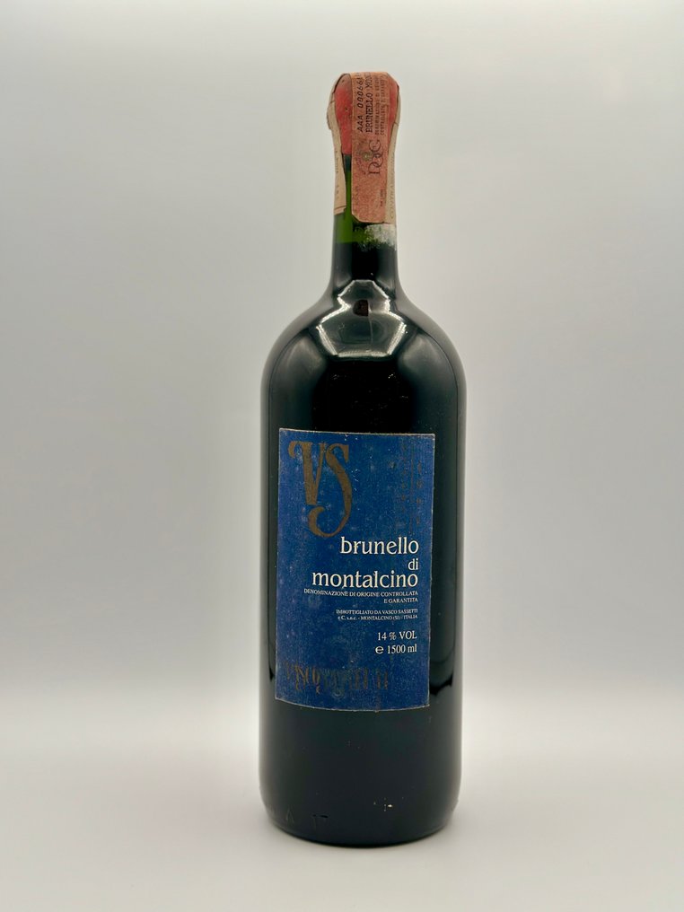 1991 Vasco Sassetti - Μπρουνέλο ντι Μονταλσίνο Riserva - 1 Magnum (1,5 L) #1.0