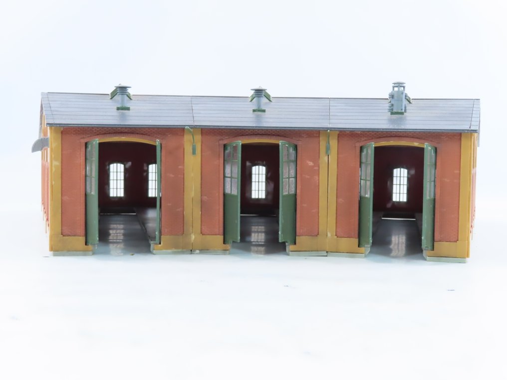 Faller H0 - 120281 - Model train buildings (1) - Ring locomotive flood with 12-degree classification, 3 tracks #4.3