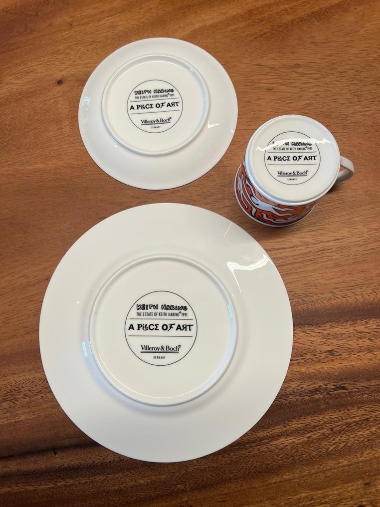 Villeroy & Boch - Keith Haring - Morgenbakke sæt - Porcelæn - Begrænset udgave på 1.000 #2.1