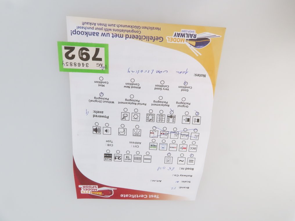 Fleischmann N - 7065 - Tender locomotive (1) - BR 65 - DB #4.3