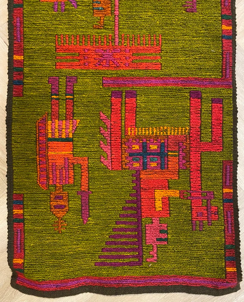 Handwoven Andes wall hanging – Inca/Nazca style - Tapestry - 122 cm - 60 cm #1.0
