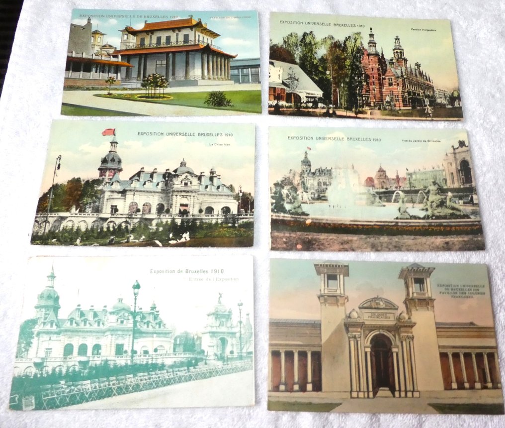 Belgien - Brussel Expo 1910 och 1935 - Vykort (330) - 1935-1910 #4.3