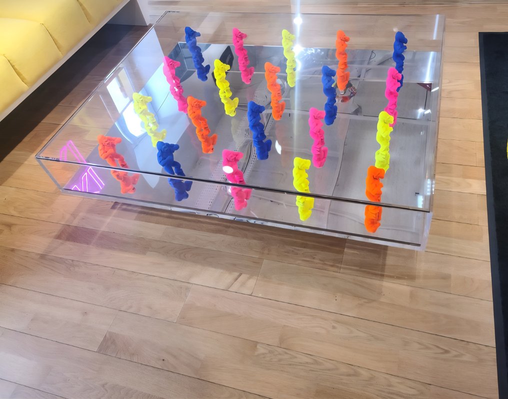 Richard Orlinski (1966) - Γλυπτό, Kong Pigments - 13 cm - Ρητίνη - 2016 #2.1