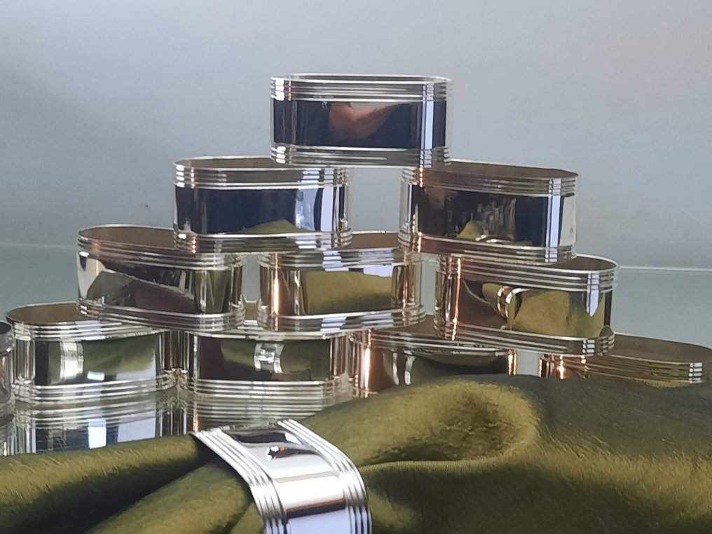 餐巾套環 (12)  - 鍍銀 #1.0