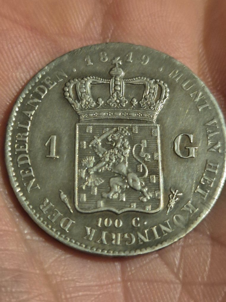 Nederland. Willem I. 1 Gulden 1819 #3.2