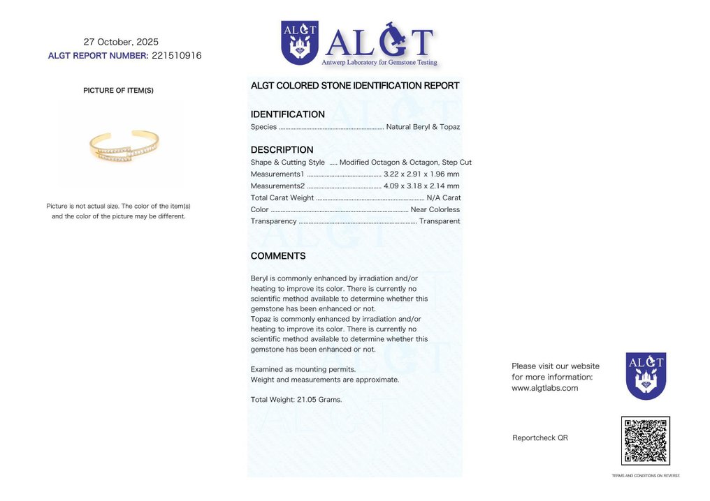 Senza Prezzo di Riserva - Bracciale Argento - Gemstone miste - Certificato #2.1