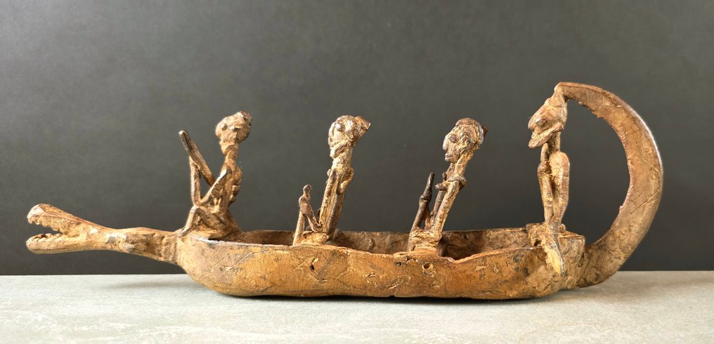 Dogon Pirogue - Γλυπτό - Dogon - Μάλι (χωρίς τιμή ασφαλείας) #1.0