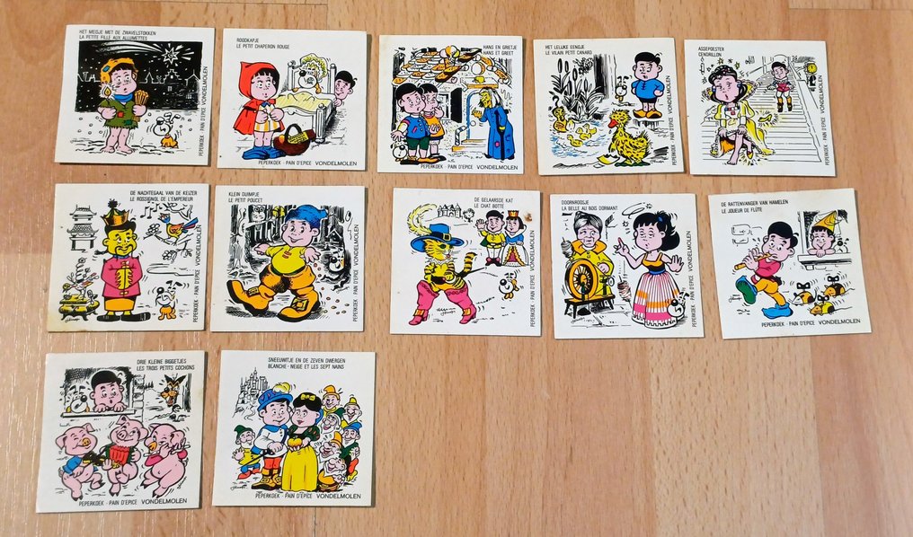 Θεματική συλλογή - αυτοκόλλητα - 160 x stickers Vondelmolen peperkoek Lebbeke / Dendermonde 1970s #3.2