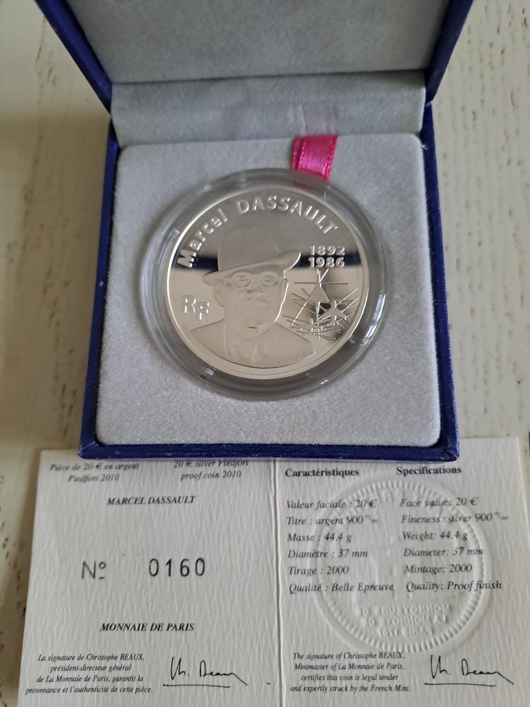 Frankrijk. 20 Euro 2010, 2 coffrets (Zonder Minimumprijs) #2.1