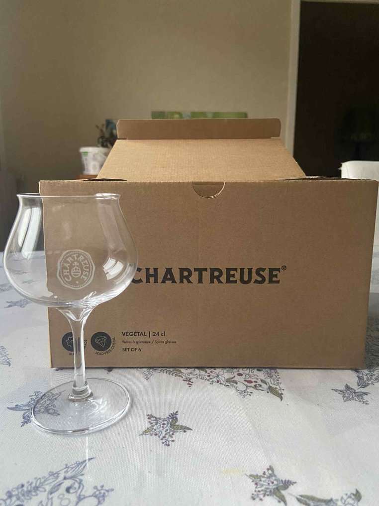 Chartreuse - Lehmann Crystal Glass 24cl - 6 glasses #1.0