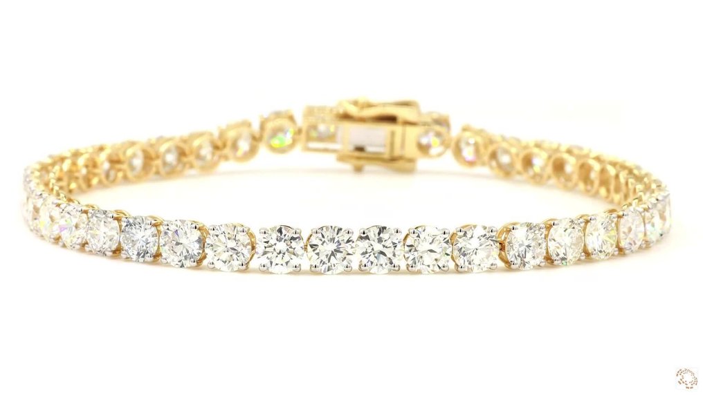 Armband - 18 kt Gelbgold - 17.04ct. tw. Diamant (Laborgezüchtet (Lab Grown)) #1.0