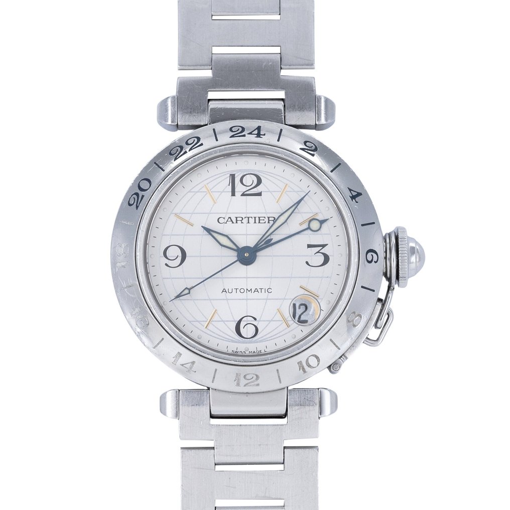 Cartier - Pasha C Meridian GMT - No Reserve Price - 2377 - Unisex - 2000-2010  #1.0