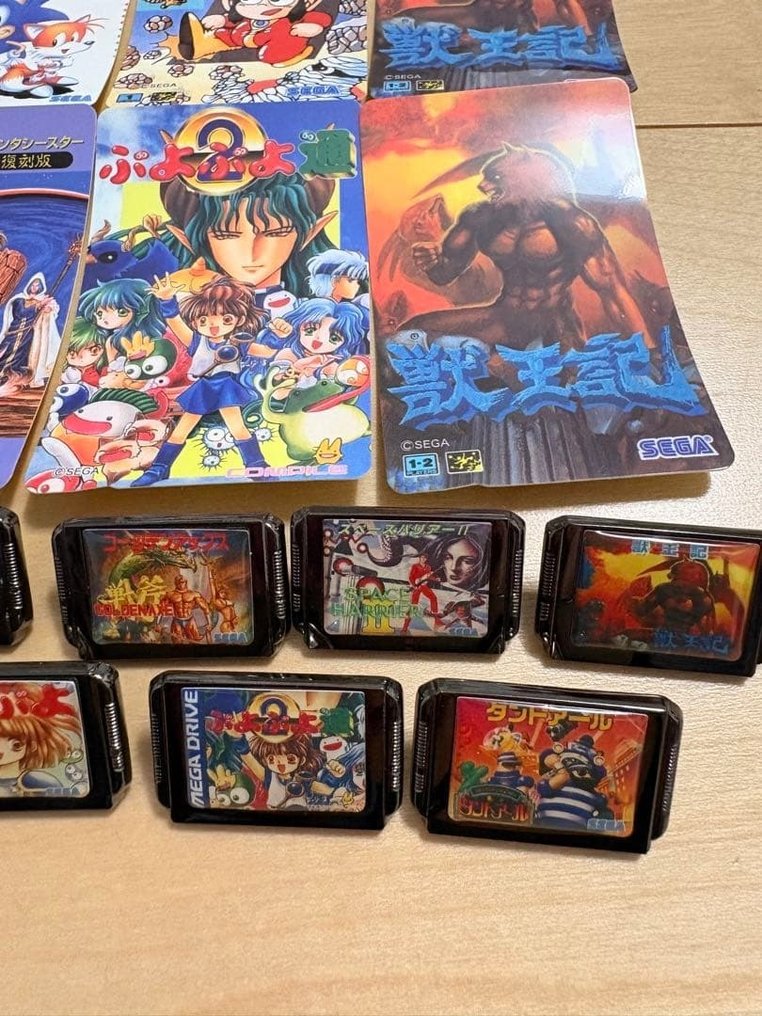徽章 SEGA Mega Drive Pin Badges & IC Stickers Set - Sonic, Alex Kidd, Phantasy Star - 日本 - 20世纪后期 #2.1