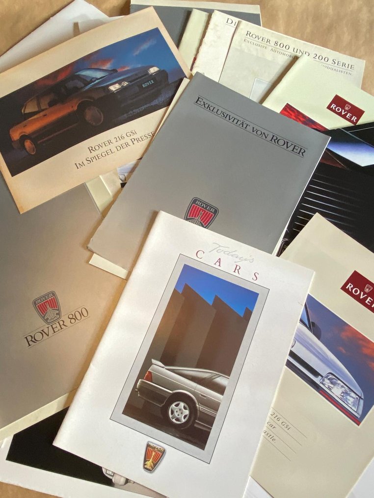 Rover original Werksprospekte / Konvolut - 1991 #1.0
